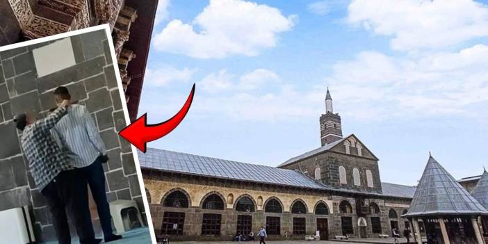 Diyarbakır Ulu Cami’de tepki çeken görüntü; Önce masaj, sonra para