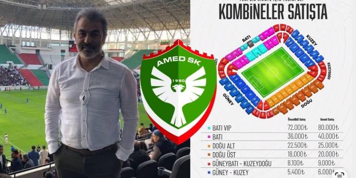 Amedspor’a kombine bilet fiyatları eleştirisi: Halktan uzaklaşıyorlar