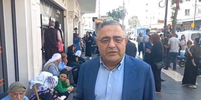 Tanrıkulu’ndan Diyarbakır’daki banka kuyruğuna tepki:  Bu yoksulluğun en dibidir!