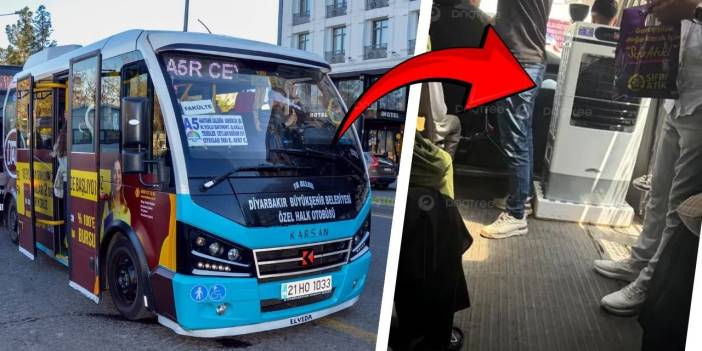 Diyarbakır’da akıllara zarar çözüm: Ceza yememek için minibüse ev tipi klima bağladı!