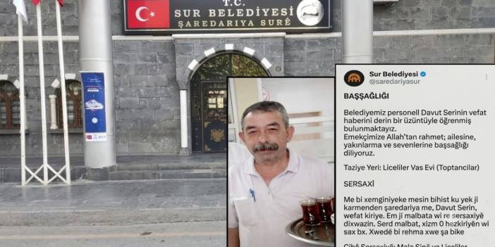 Diyarbakır Sur Belediyesi’nde çelişkili açıklama; Önce personelimiz dedi, sonra inkar etti