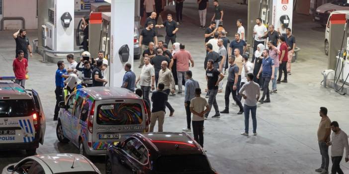 Diyarbakır’da akaryakıt istasyonunda korkutan kavga