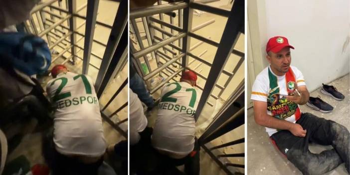 Diyarbakır Stadyumu’nda skandal görüntüler: Engelli taraftarlar tuvalete sürünerek gitti